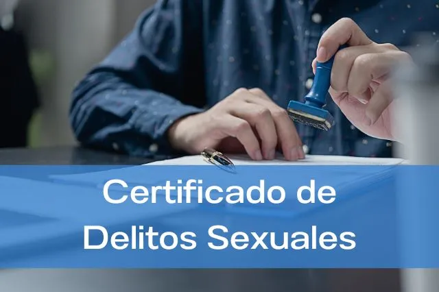Certificado de delitos sexuales