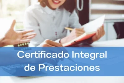 Certificado Integral de Prestaciones